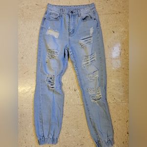 Shein mom blue jean XS (2)